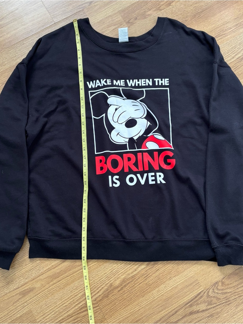Disney Mickey Mouse XXXL crewneck sweater casual everyday wear Y2K warm